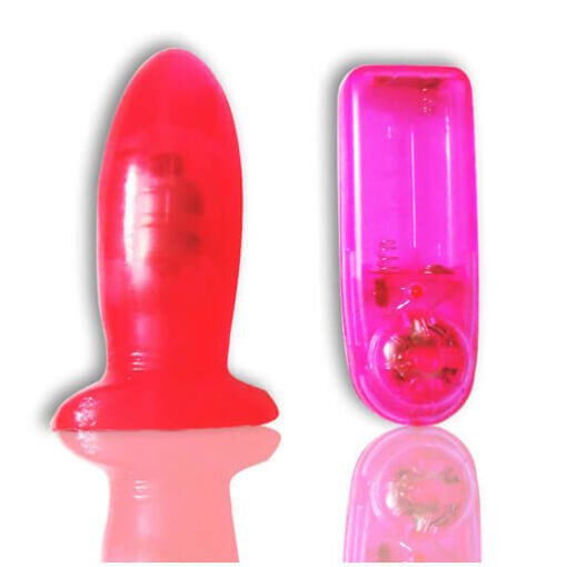 Crystal Anal Butt Plug Vibrating