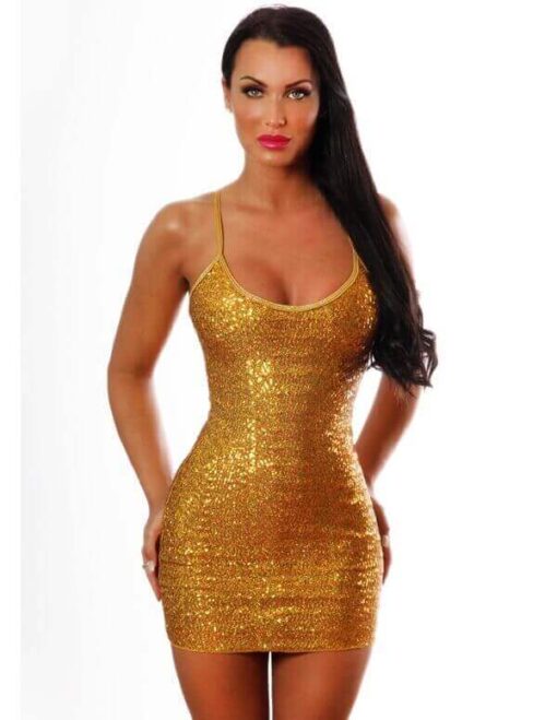 New Year's Sexy Sequin Dress